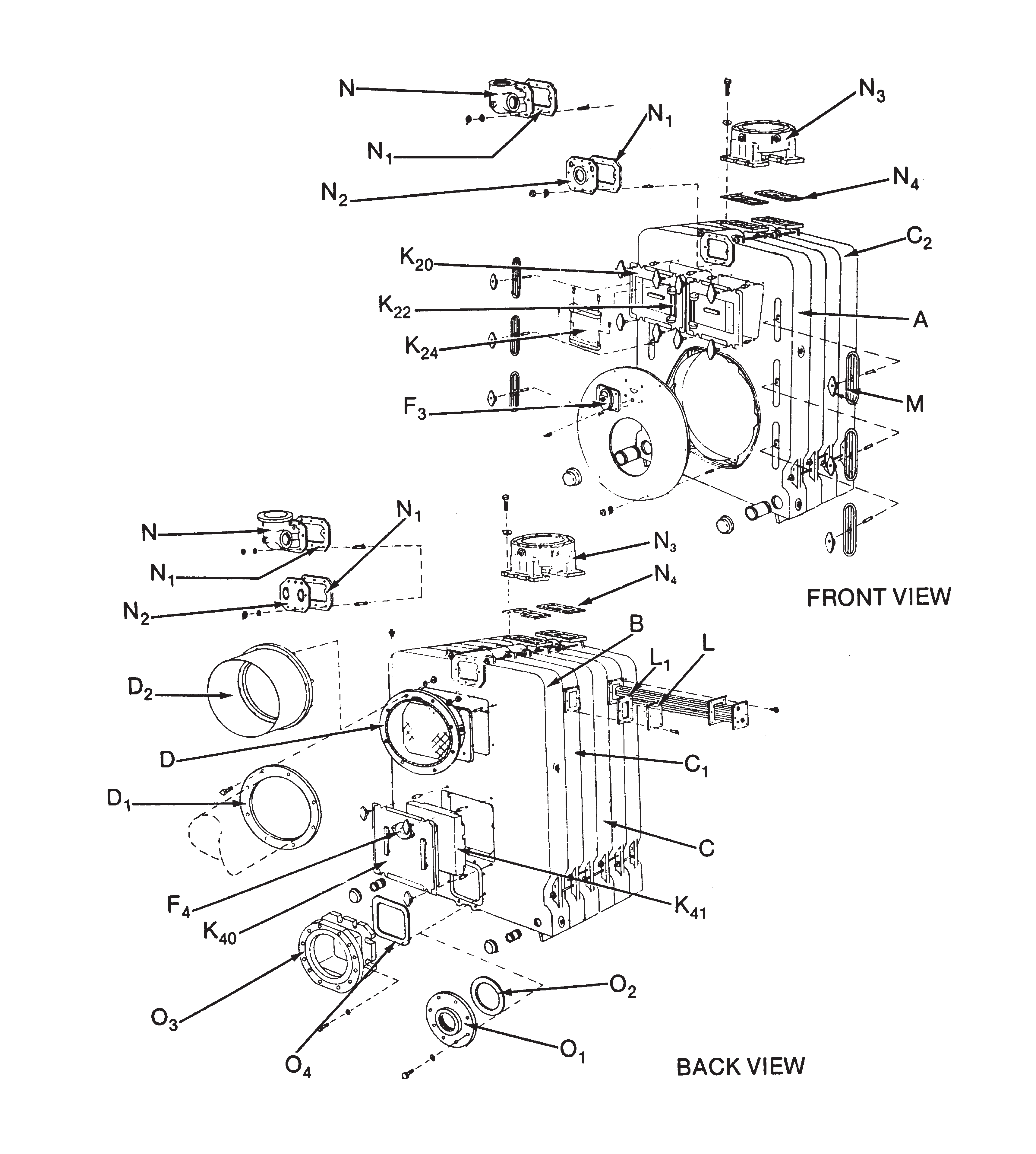 94 Boiler - 8 Section Assembly Parts Drawing